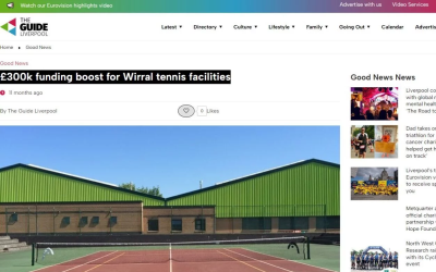 £300k funding boost for Wirral tennis facilities