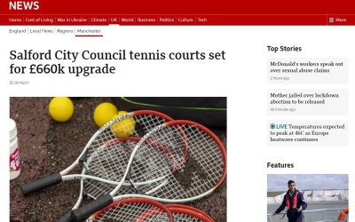 Salford City Council tennis courts set for £660k upgrade