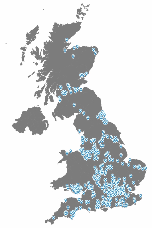 SmartAccess UK Map